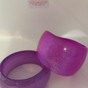 Elegant Purple Women's Bracelet Set